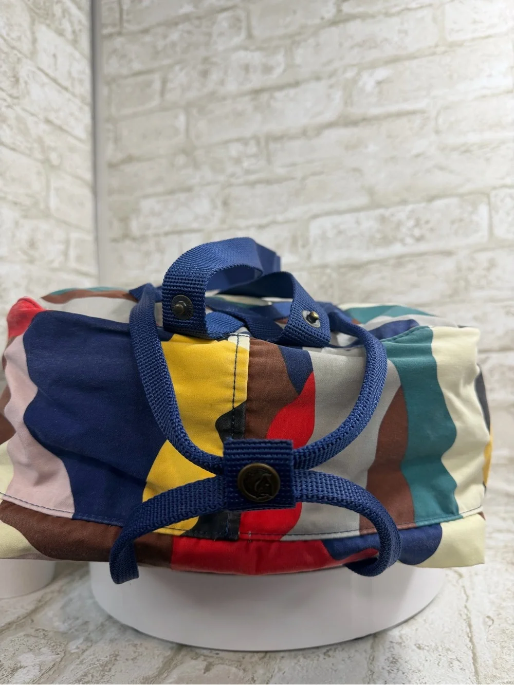 Fjällräven Kanken x Erik Olovsson LIMITED Ed. Multi-Color Spring Landscape EUC